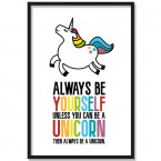Poster Always be yourself 