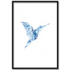 poster origami kolibri