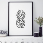 ananas origami poster