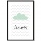 dreams wolke mint poster