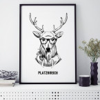 Poster Platzhirsch