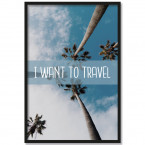 Poster I want to Travel