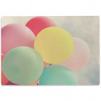 Glasschneidebrett Luftballons
