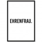 Poster Ehrenfrau.