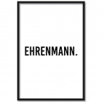 Poster Ehrenmann.
