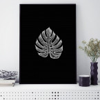 Poster Dot Art Monstera