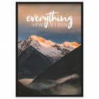 Poster everything happens for a reason