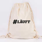 juniwords turnbeutel #läuft marine