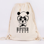 juniwords turnbeutel hipster panda