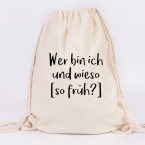 JUNIWORDS Turnbeutel Wer bin ich und wieso [so früh?]