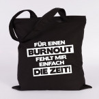 JUNIWORDS Jutebeutel FÜR EINEN BURNOUT FEHLT MIR EINFACH DIE ZEIT! marine