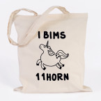 Jutebeutel I bims 1 1 Horn