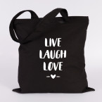 live laugh love jutebeutel