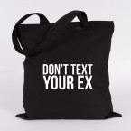 JUNIWORDS Jutebeutel Don't text your ex