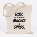 JUNIWORDS Jutebeutel Tonic ohne Alkohol ist Ginlos.