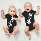 JUNIWORDS Babybodies "Äffchen" | 2er Set