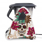 Aufkleber für Vorwerk Thermomix TM31 - Flowerskull