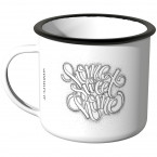 JUNIWORDS Emaille Tasse home sweet home