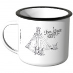 Emaille Tasse discover your nature