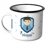 Emaille Tasse Lieblingspapa