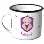 Emaille Tasse Lieblingsoma