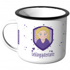 Emaille Tasse Lieblingspatentante