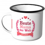 Emaille Tasse Beste Mama der Welt