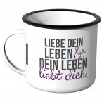 Emaille Tasse Nur die allerbesten Brüder werden zum Patenonkel befördert