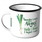 Emaille Tasse I Bims 1 August Lauch