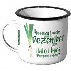 Emaille Tasse Nur die allerbesten Freundinnen werden zur Patentante befördert