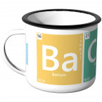 Emaille Tasse Periodensystem - Bacon