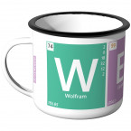 Emaille Tasse Periodensystem - Wessi