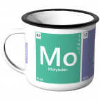 Emaille Tasse Periodensystem - Moin - Motiv 2