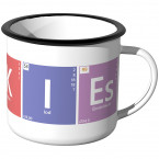 Emaille Tasse Periodensystem - Cookies