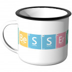 Emaille Tasse Periodensystem - Besserwisser