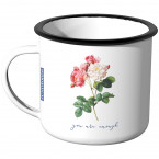 Emaille Tasse you are enough