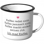 Emaille Tasse Ich spreche fließend Ironisch