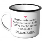 Emaille Tasse Ich spreche fließend Ironisch