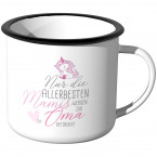 Emaille Tasse Nur die allerbesten Mamis werden zur Oma befördert - Motiv 7