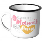 Emaille Tasse Nur die allerbesten Mamis werden zur Oma befördert