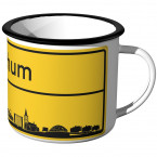 JUNIWORDS Emaille Tasse Ortschild Bochum