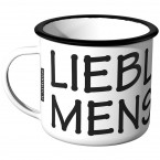 Emaille Tasse Lieblingsmensch - Motiv 8