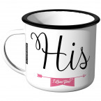 JUNIWORDS Emaille Tasse His