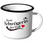 Emaille Tasse Beste Schwägerin der Welt