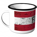 Emaille Tasse FUEL