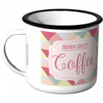Emaille Tasse Coffee