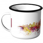 Emaille Tasse Skyline Mannheim