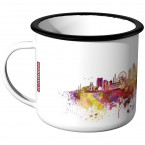 Emaille Tasse Skyline Ruhrpott