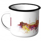 Emaille Tasse Skyline Braunschweig