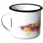 Emaille Tasse Skyline Ulm